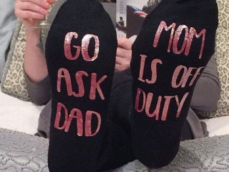 Go Ask Dad socks