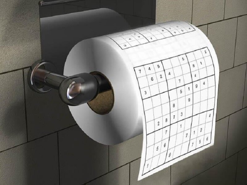 Sudoku Toilet Roll