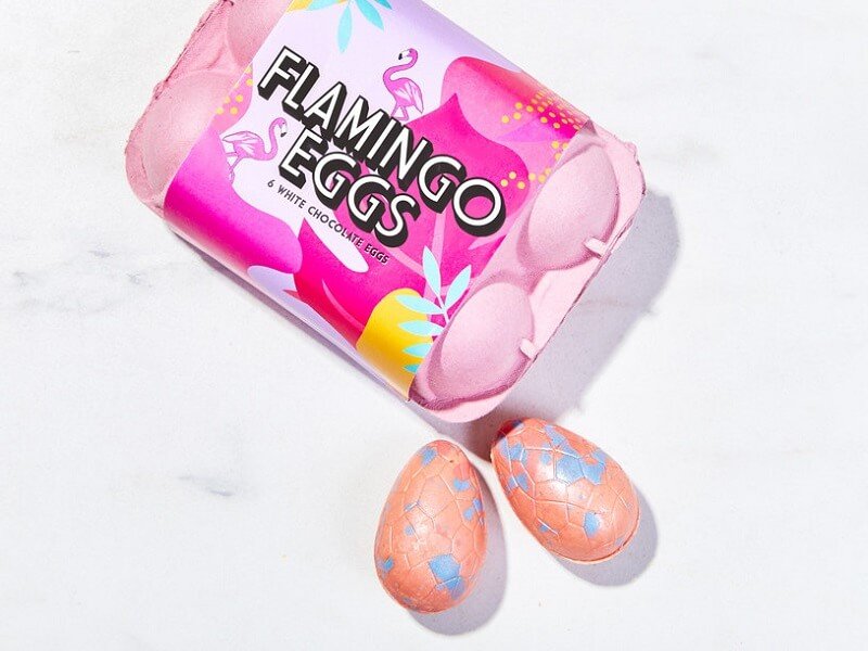 Chocolate Flamingo Eggs