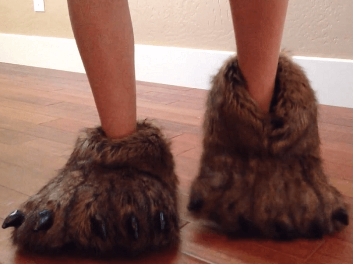Bear Paw Slippers