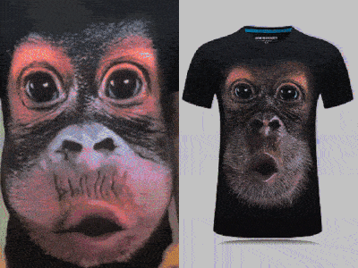 3D Monkey T-Shirt