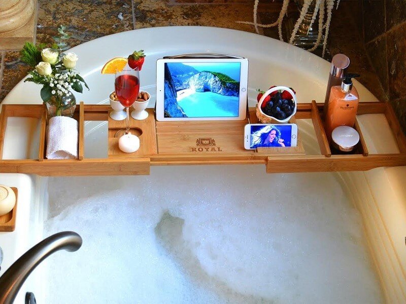 Luxury Bathtub Caddy Tray