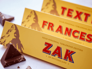 Read more about the article Personalized Toblerone Bar
