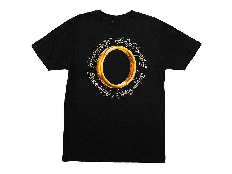 LOTR One Ring with Script T-shirt