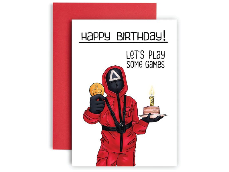 Read more about the article Squid Game Inspired Birthday Card